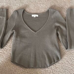 Dark Green Pacsun Long sleeve shirt